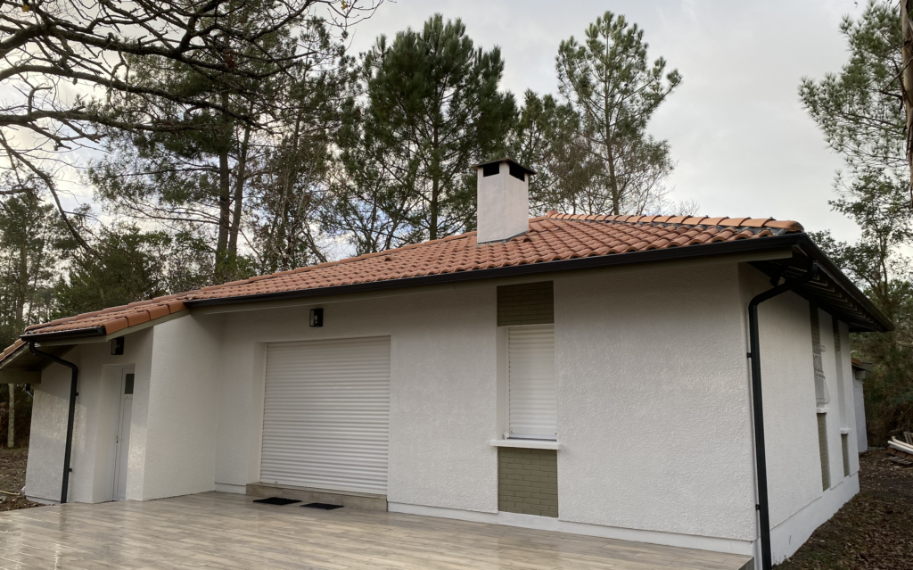 Peintre à Hossegor ravalement de façade villa landaise moderne
