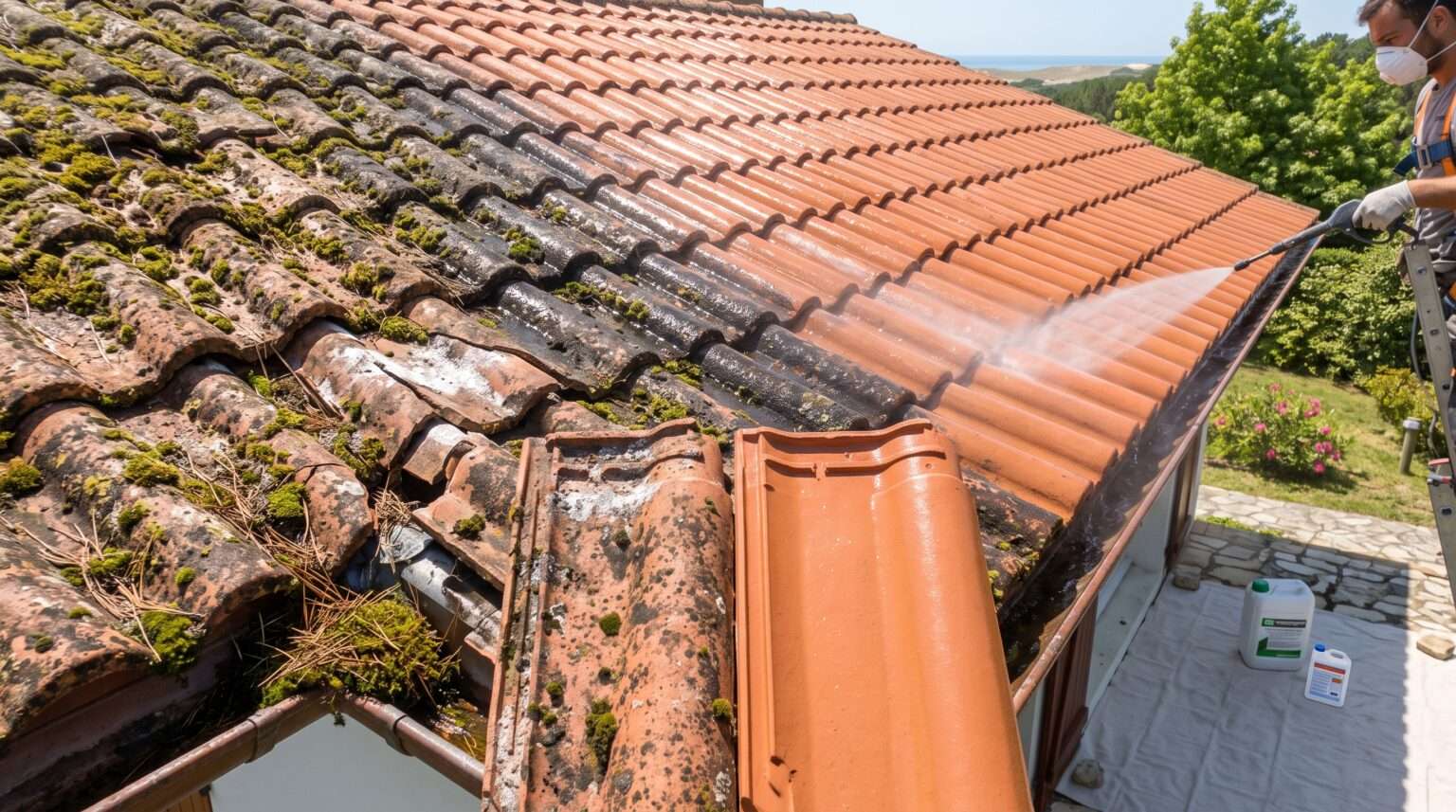 Traitement Anti-Mousse à Messanges : Protégez Votre Toiture Durablement