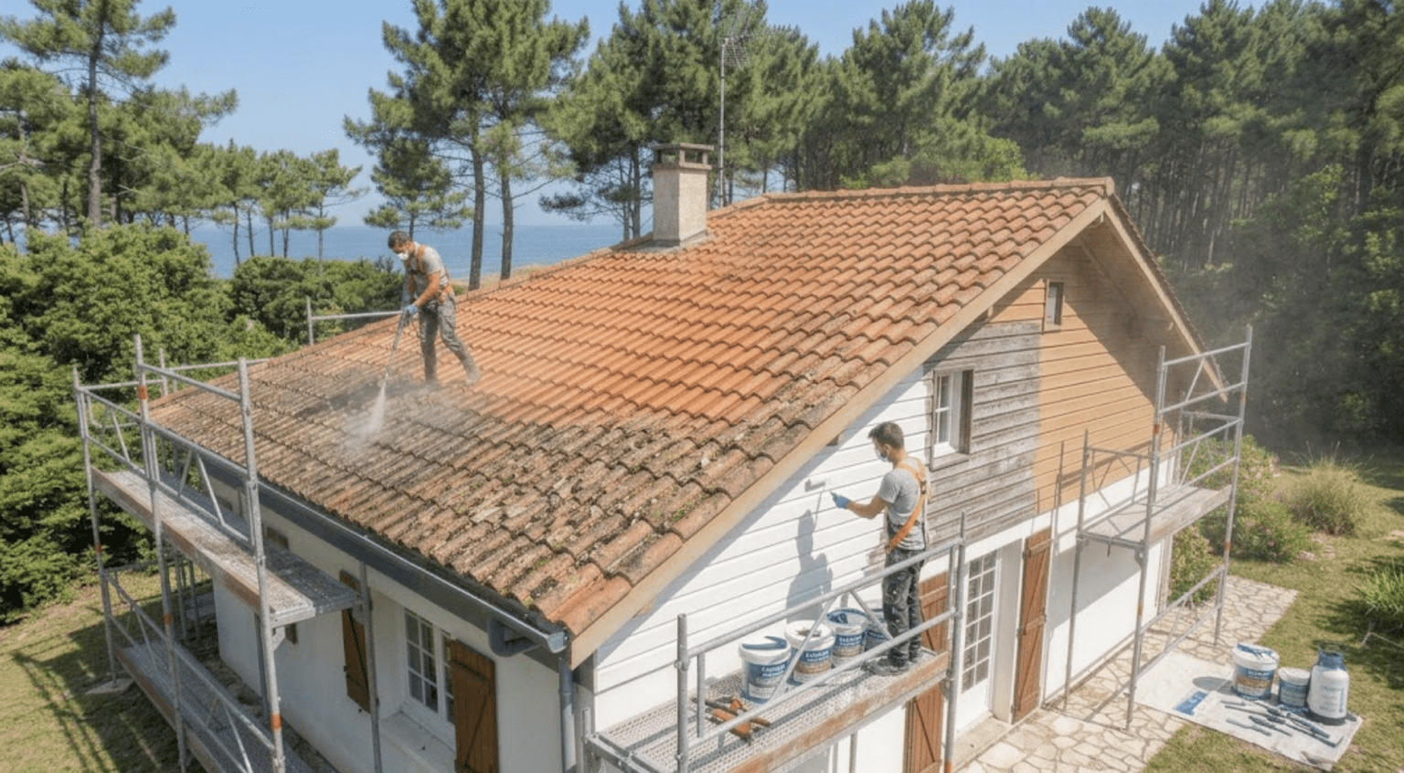 Protection et Ravalement de Façades à Capbreton : Le Guide Complet de Réfection Littorale